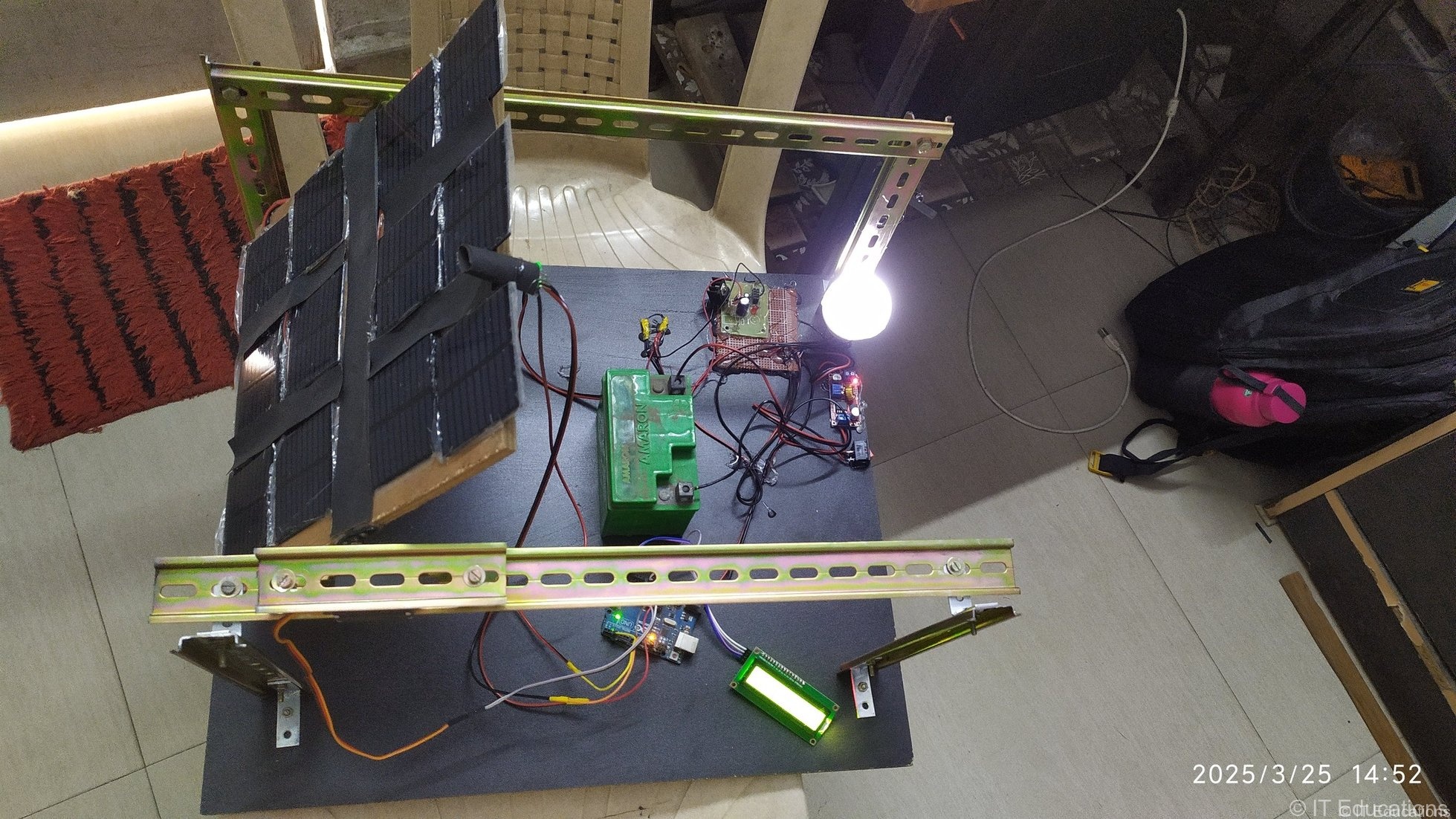Engineering Project Maker in Nagpur - Sun Tracking Solar Panel Project
